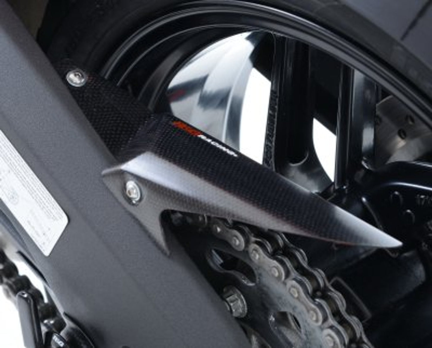 R&G Racing Carbon Fibre Chain Guard for the Ducati 899 Panigale '11-'19 / 959 Panigale '18-'21