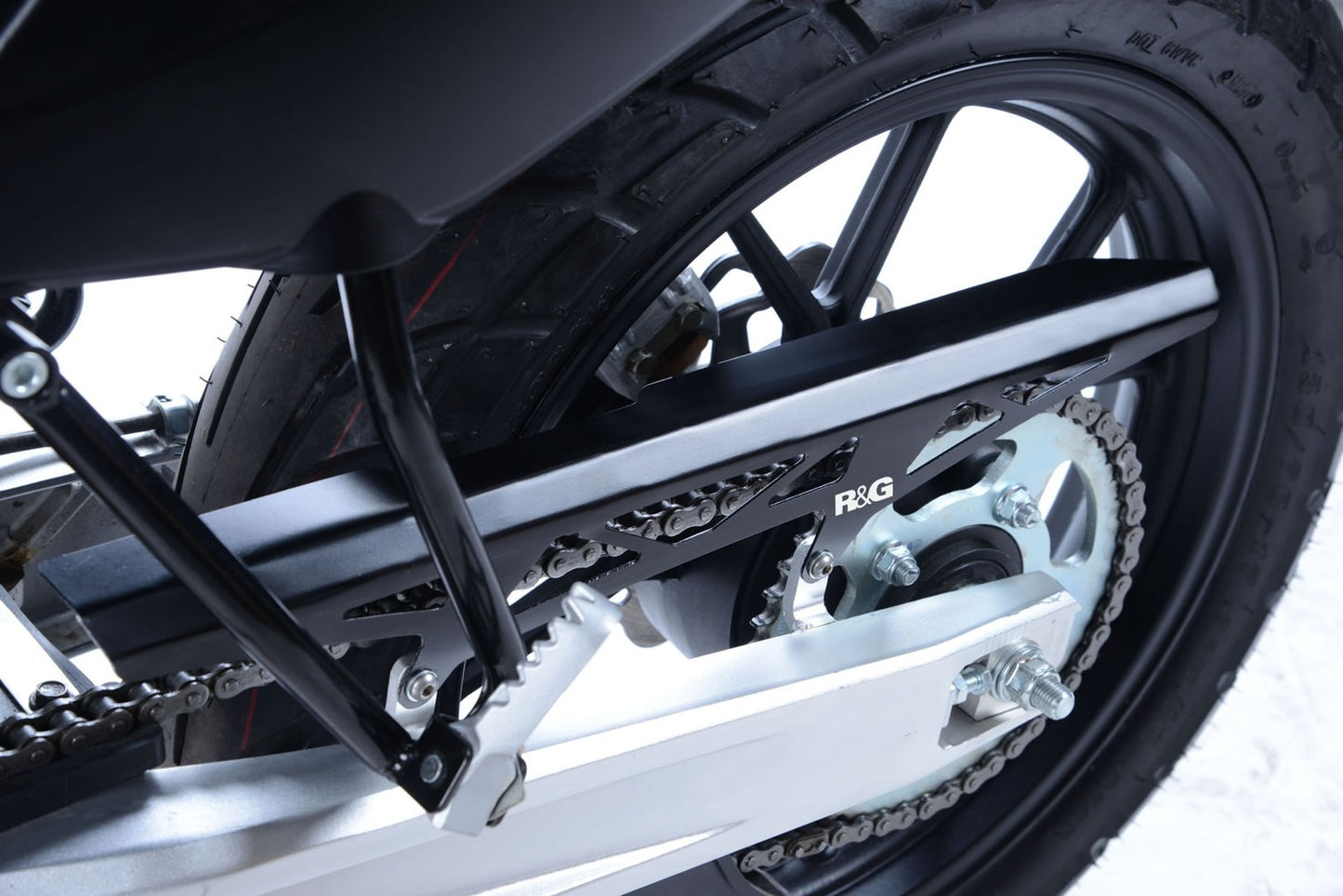 R&G Racing Aluminium Chain Guard (Black) for the TM Racing SMR 125 '17-'21