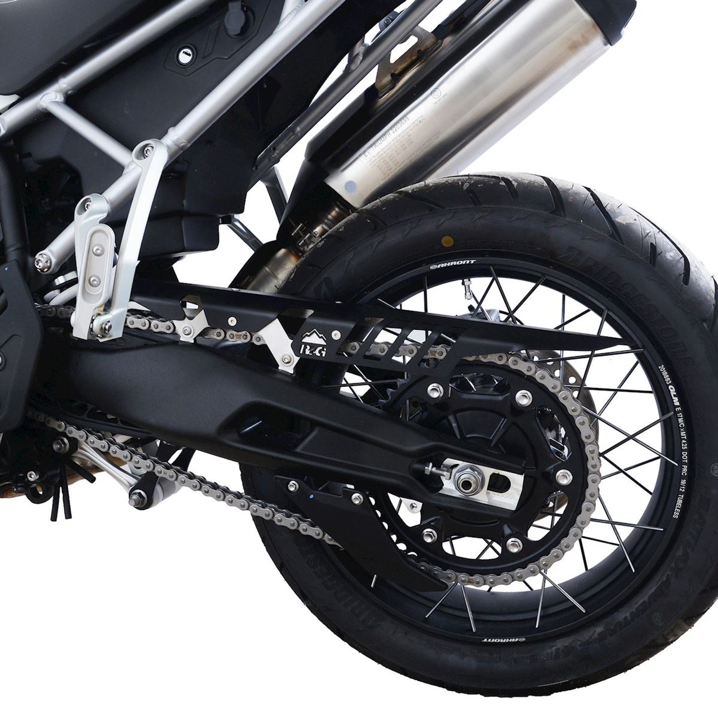 R&G Racing Chain Guard for the triumph Tiger 900 '20-'22