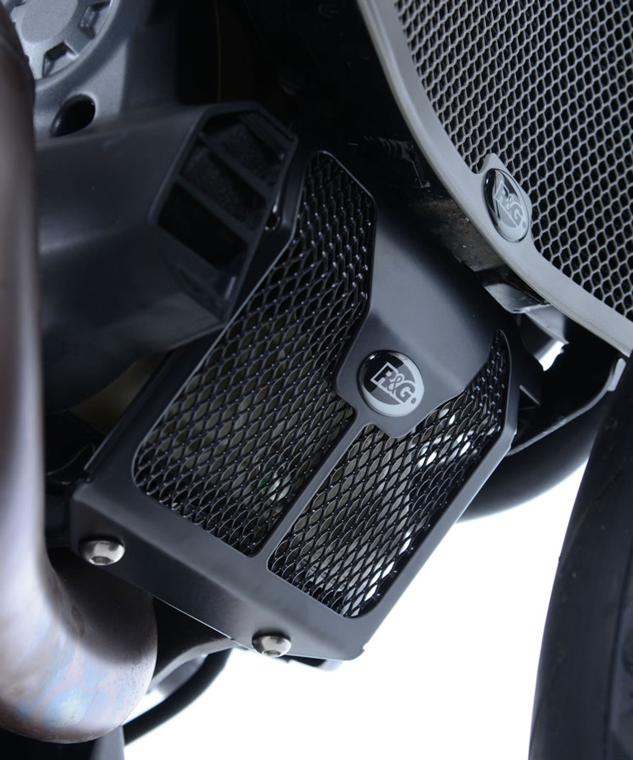 R&G Racing Front Cylinder Head Guard for the Ducati Monster 1200 '11-'22 / Monster 1200R '17-'20 / Monster 1200S '17-'22