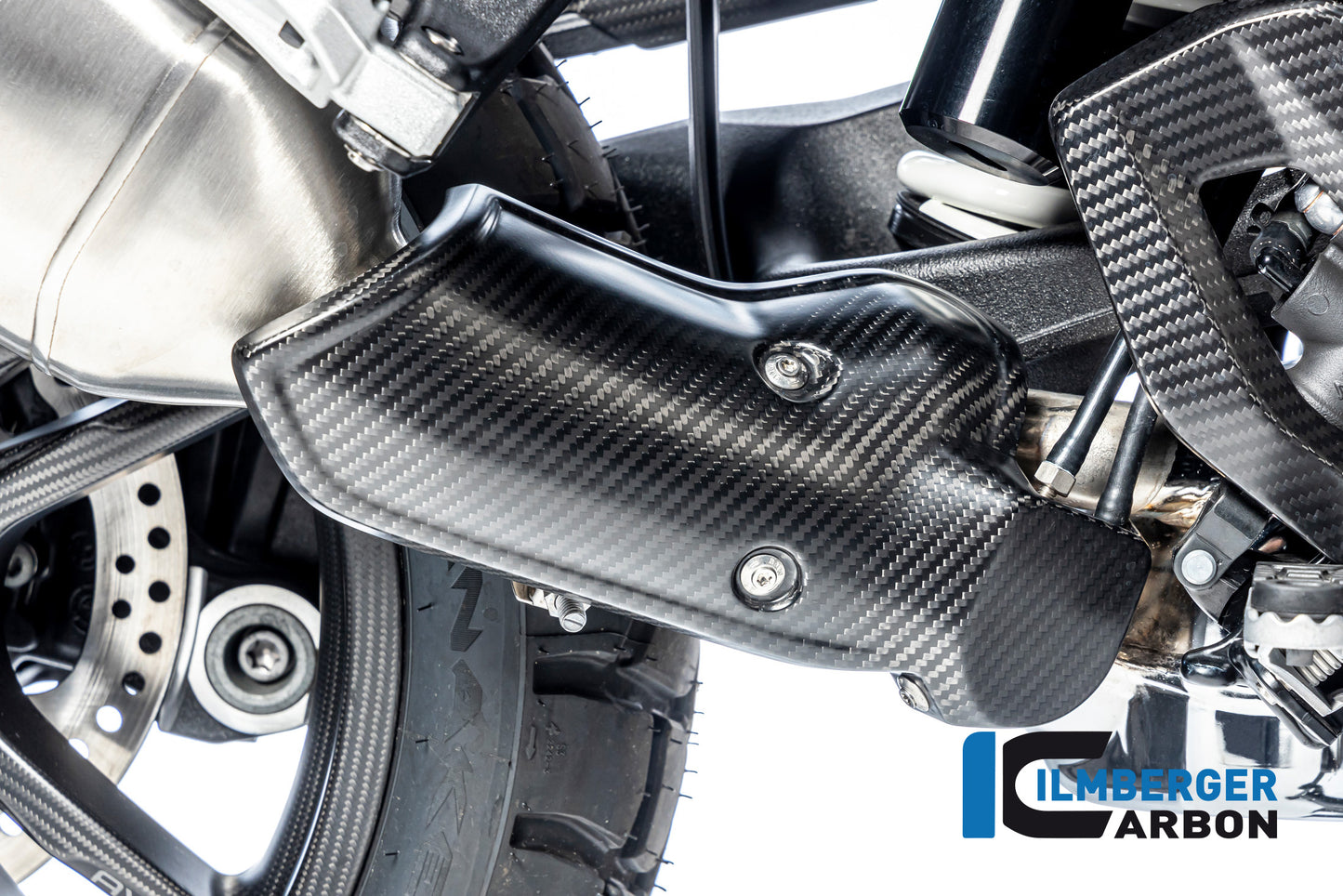 Ilmberger Carbon Silencer Protector for the BMW R 1300 GS 2023 / GS Adventure 2024