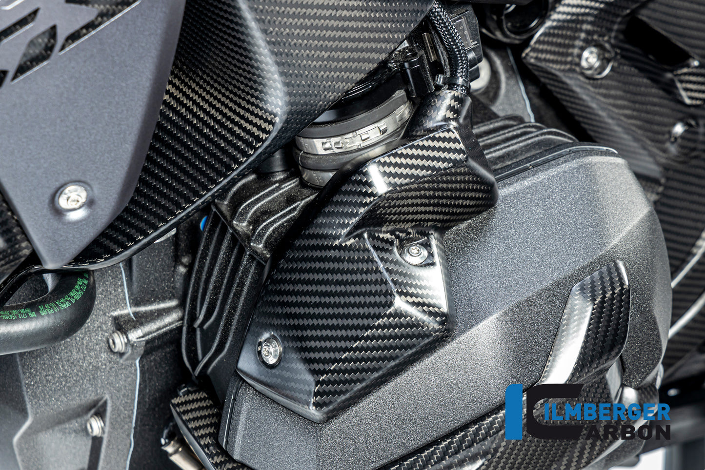 Ilmberger Carbon Injector Nozzle Cover, Left for the BMW R 1300 GS 2023 / GS Adventure 2024