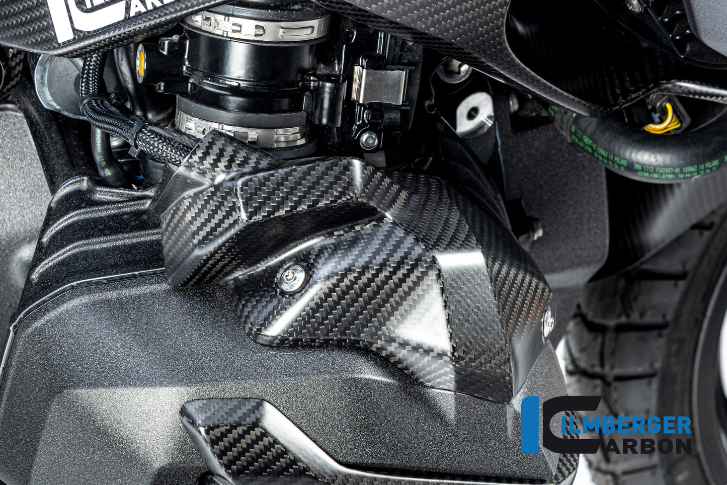 Ilmberger Carbon Injector Nozzle Cover, Right for the BMW R 1300 GS 2023 / GS Adventure 2024