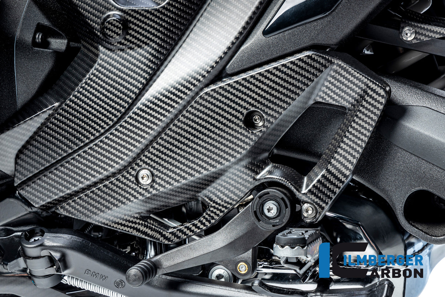 Ilmberger Carbon Heel Guard, Left for the BMW R 1300 GS 2023 / GS Adventure 2024