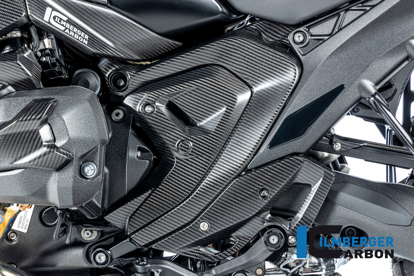 Ilmberger Carbon Frame Cover, Left Carbon for the BMW R 1300 GS 2023 / GS Adventure 2024