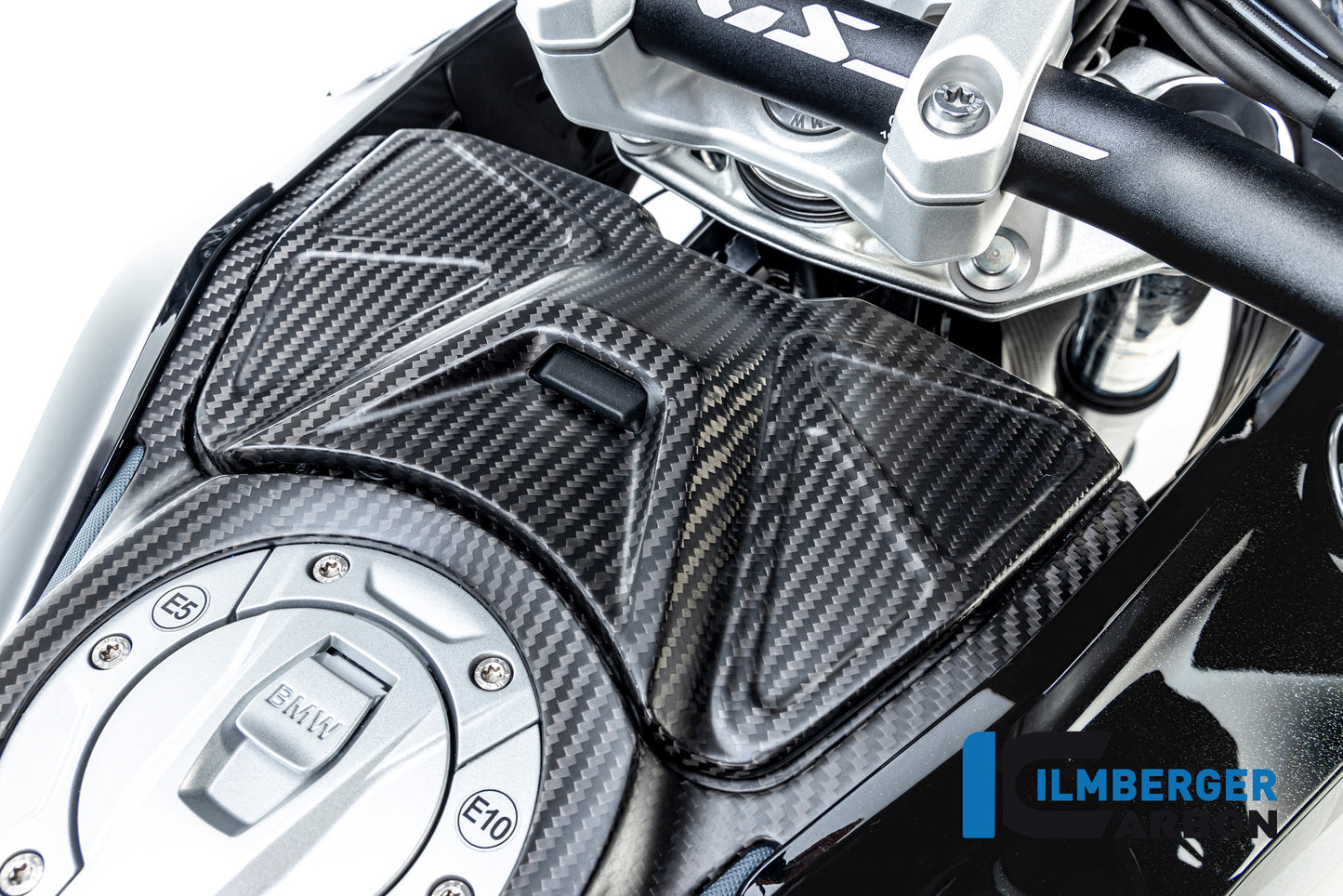 Ilmberger Carbon Upper Tank Cover Kit (2 Piece) for the BMW R 1300 GS 2023