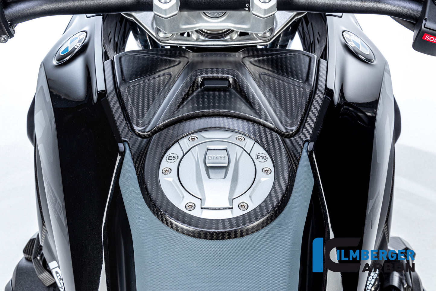 Ilmberger Carbon Upper Tank Cover Kit (2 Piece) for the BMW R 1300 GS 2023