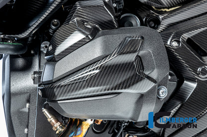 Ilmberger Carbon Spark Plug Cap Cover, Left for the BMW R 1300 GS 2023 / GS Adventure 2024
