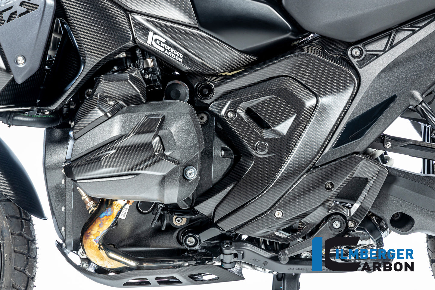 Ilmberger Carbon Spark Plug Cap Cover, Left for the BMW R 1300 GS 2023 / GS Adventure 2024