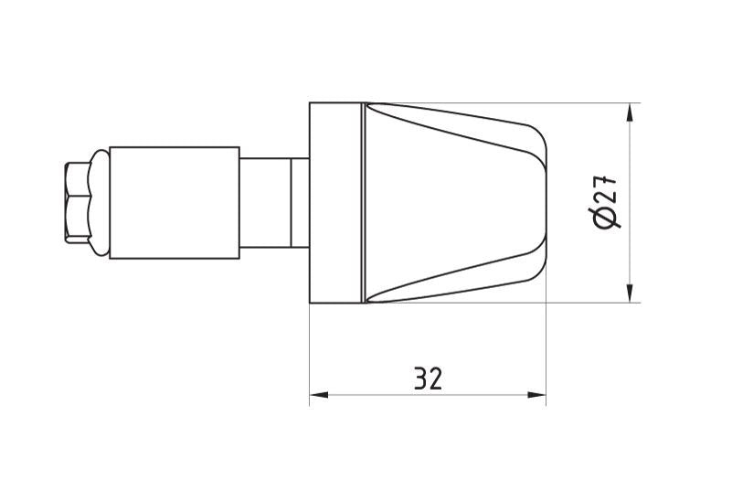 CNC Racing Type 5 'LOOK' Universal Bar Ends