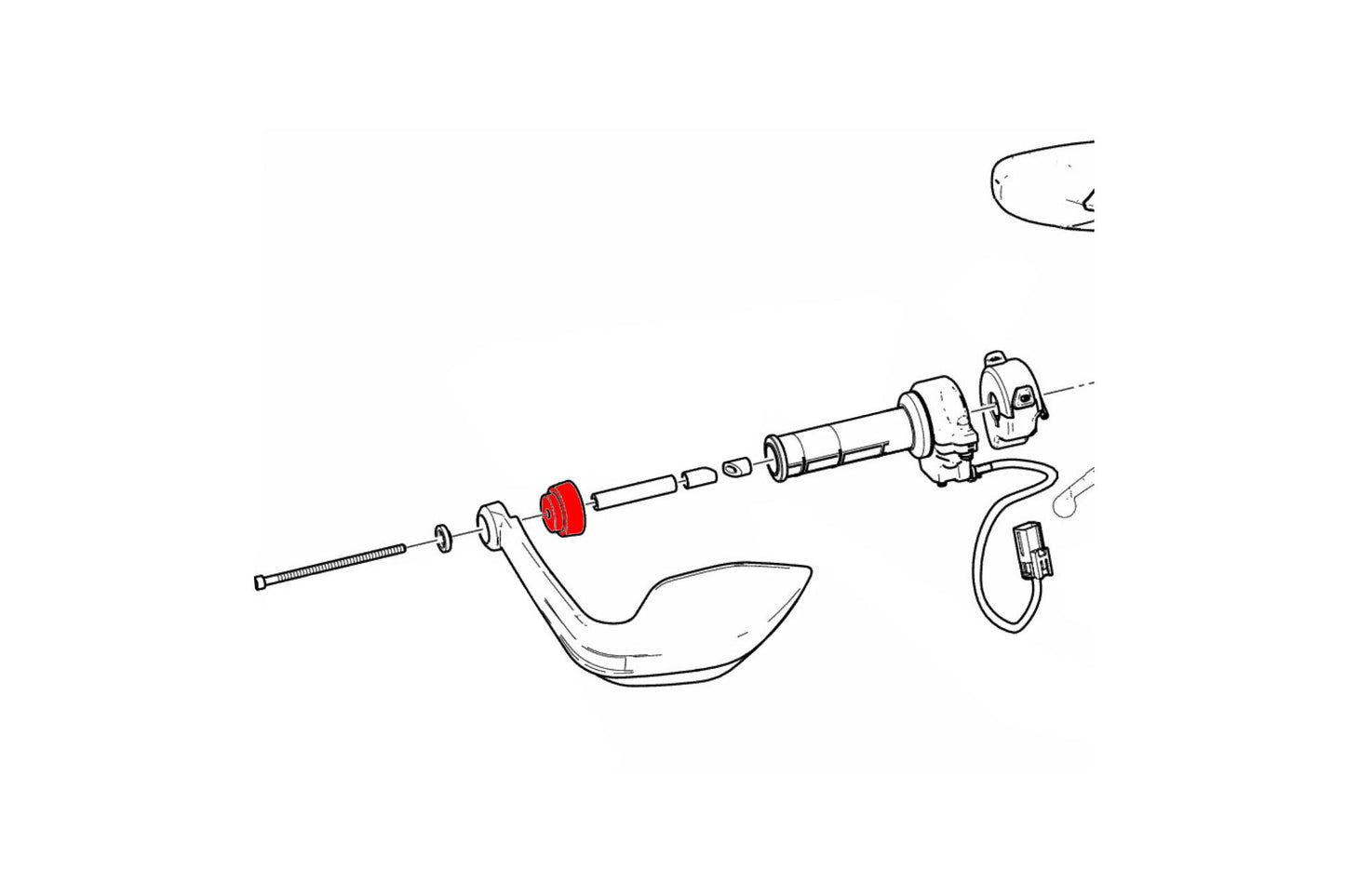 CNC Racing Bar Ends for Ducati Multistrada V4/V2, DesertX, and Hypermotard 698 Mono