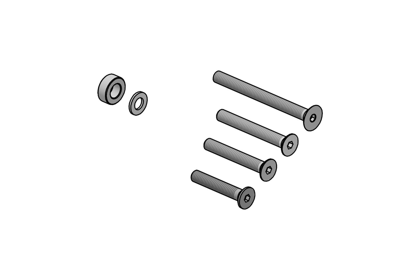 CNC Racing Bar End Adapters for Aprilia RS 660