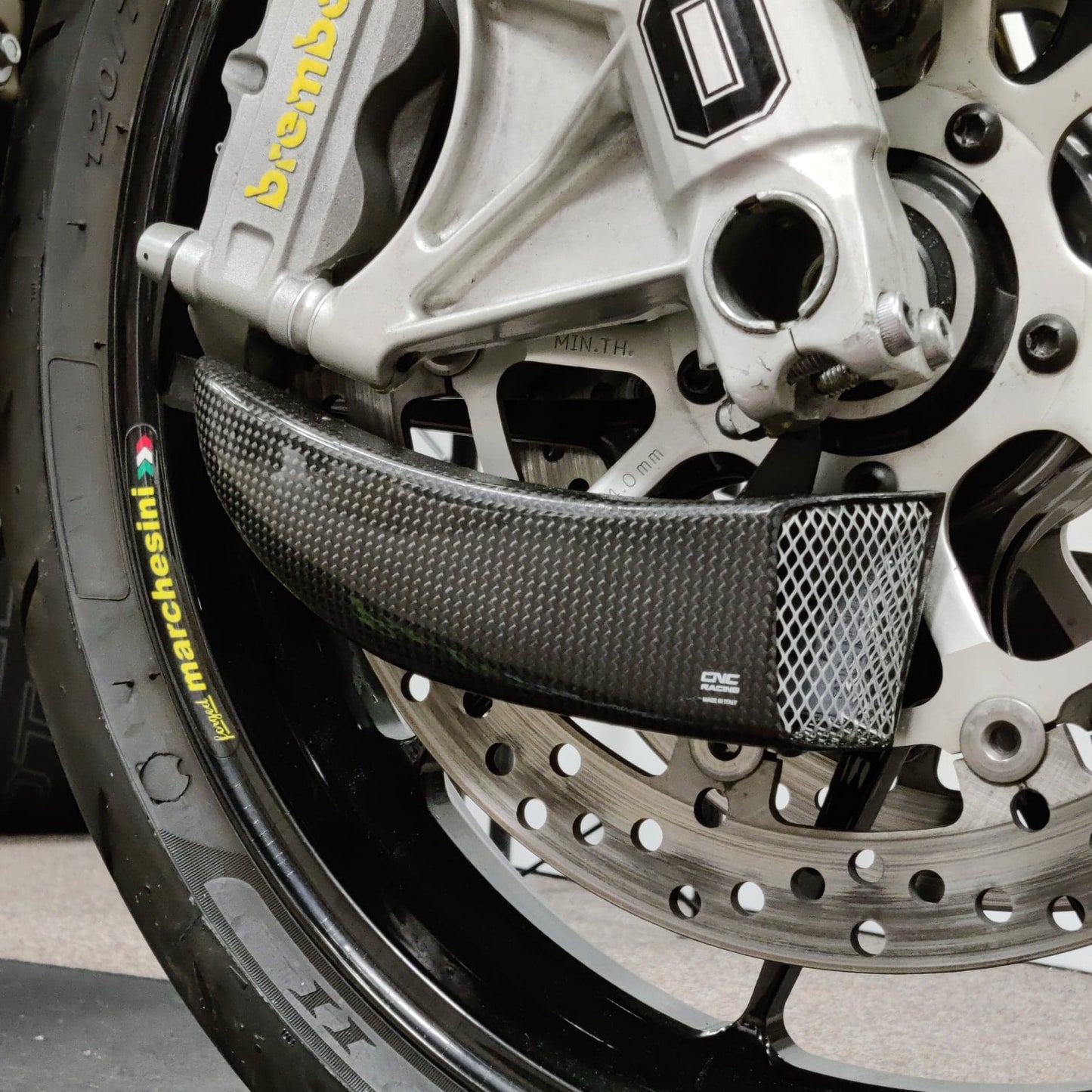 CNC Racing Carbon Fiber GP Racing Front Brake Rotor Cooling Ducts