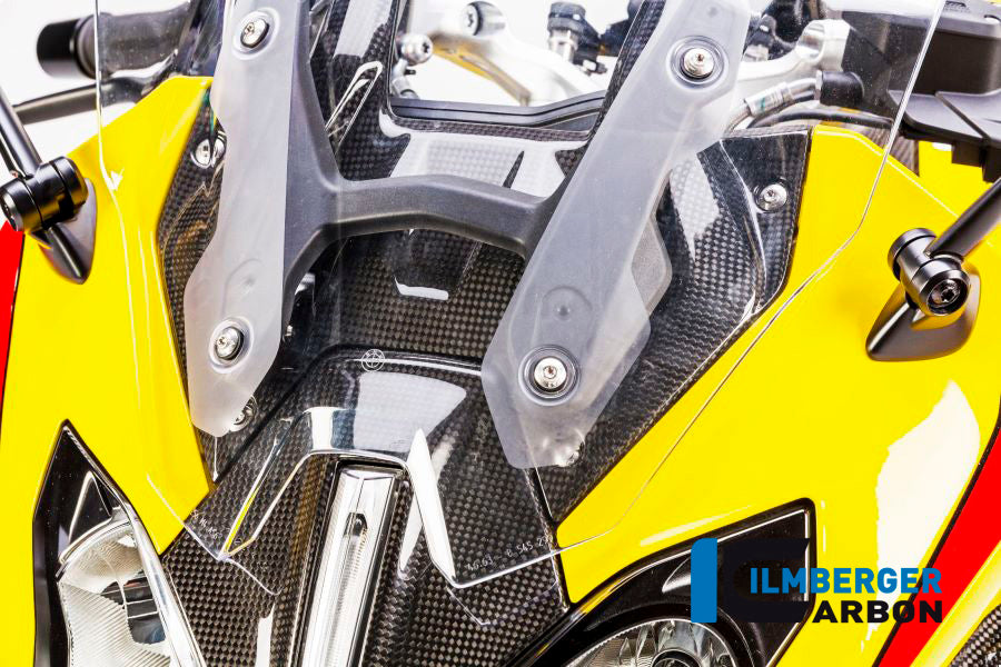 Ilmberger Carbon Holder for the Windshield, InstrumentCover for the BMW R 1200 RS 2015