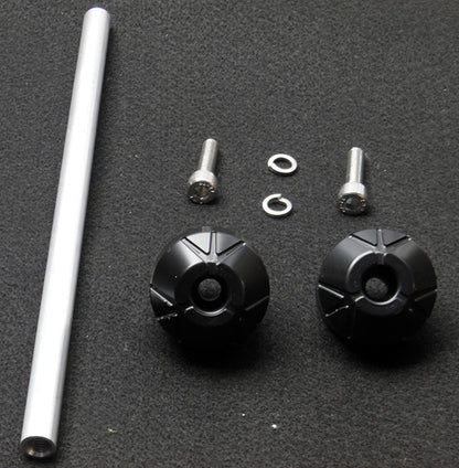 Cox Racing Trident Spoke Pattern Front axle Slider for Ducati's with Larger Axle
