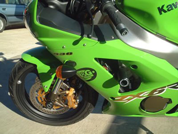 R&G Racing Crash Protectors - Classic Style for Kawasaki ZX-6R '03-04