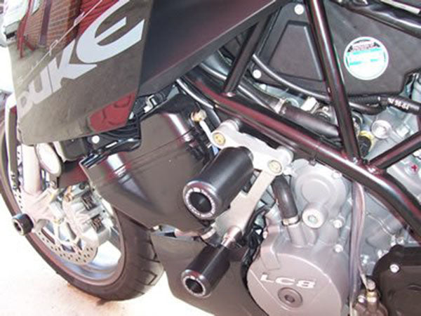 R&G Racing Crash Protectors - Classic Style for KTM 990 Super Duke '04-17, 950 Supermoto '04-15, KTM 990 SMR '12-14, 990 SMT / 990 Supermoto '08