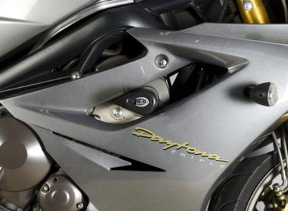 R&G Racing Aero no-cut Frame Sliders (standard road version) for Triumph 675 Daytona '06-'12