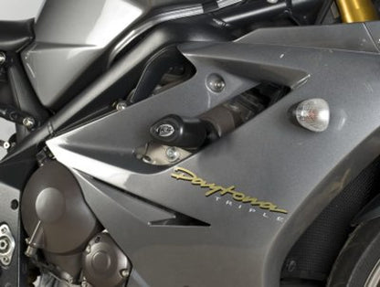 R&G Racing Aero no-cut Frame Sliders (standard road version) for Triumph 675 Daytona '06-'12