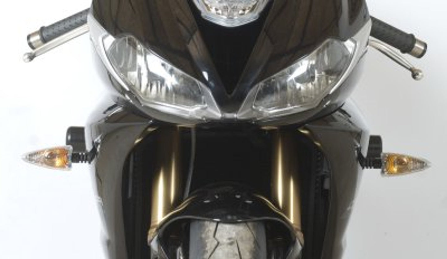 R&G Racing Aero no-cut Frame Sliders, ROAD VERSION for Triumph 675 Daytona '13-'19
