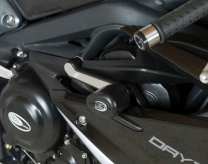 R&G Racing Aero no-cut Frame Sliders, RACE VERSION for Triumph 675 Daytona '13-'19