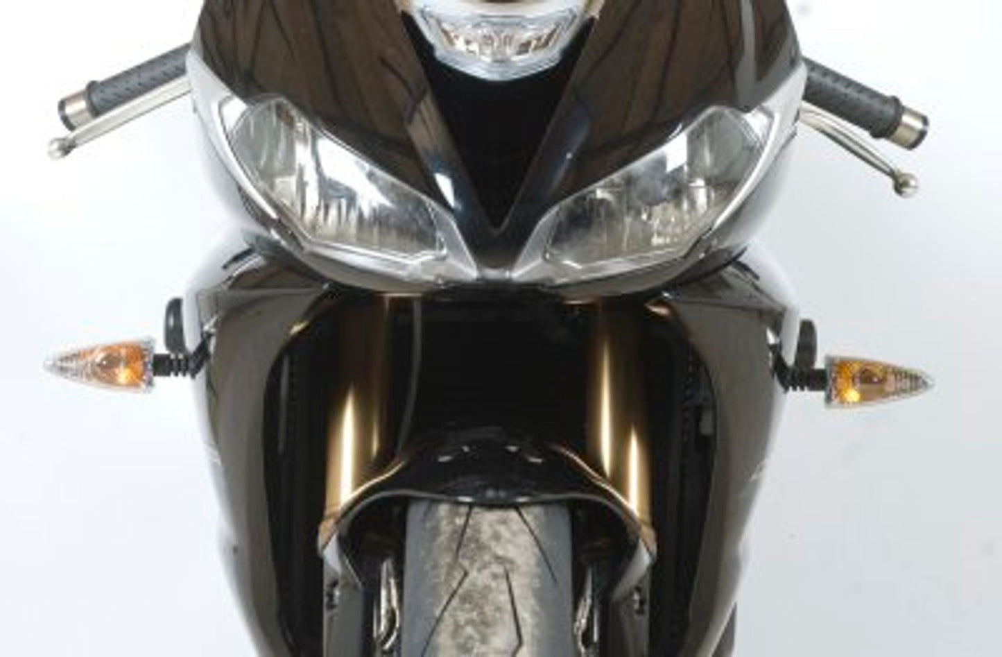 R&G Racing Aero no-cut Frame Sliders, RACE VERSION for Triumph 675 Daytona '13-'19