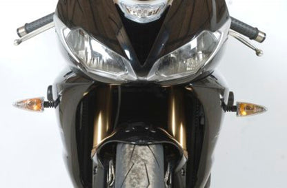 R&G Racing Aero no-cut Frame Sliders, RACE VERSION for Triumph 675 Daytona '13-'19