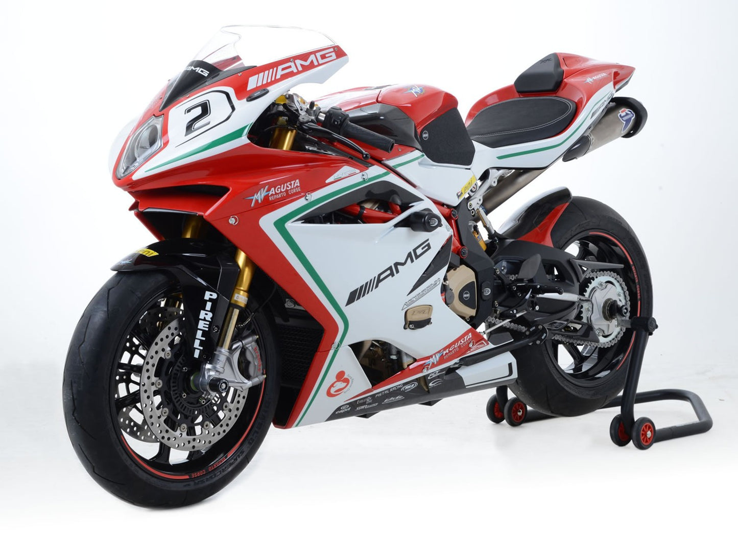 R&G Racing Aero no-cut Frame Sliders for MV Agusta F4RC '15-'20