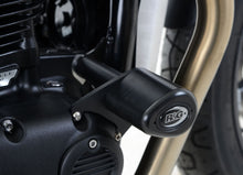 R&G Racing Crash Protectors - Aero Style for Triumph Bonneville T100 '17-18/T120 '16-18, Street Cup '17-18 & Street Twin/Thruxton 1200 '16-18