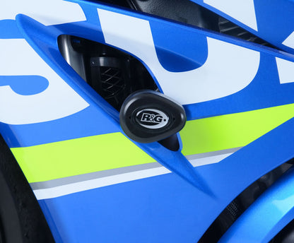 R&G Racing Crash Protectors - Aero Style for Suzuki GSX-R 1000 / R1000R '17-19 [Non-Drill Kit]