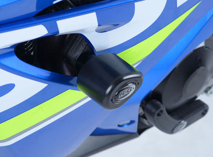 R&G Racing Crash Protectors - Aero Style for Suzuki GSX-R 1000 / R1000R '17-19 [Non-Drill Kit]