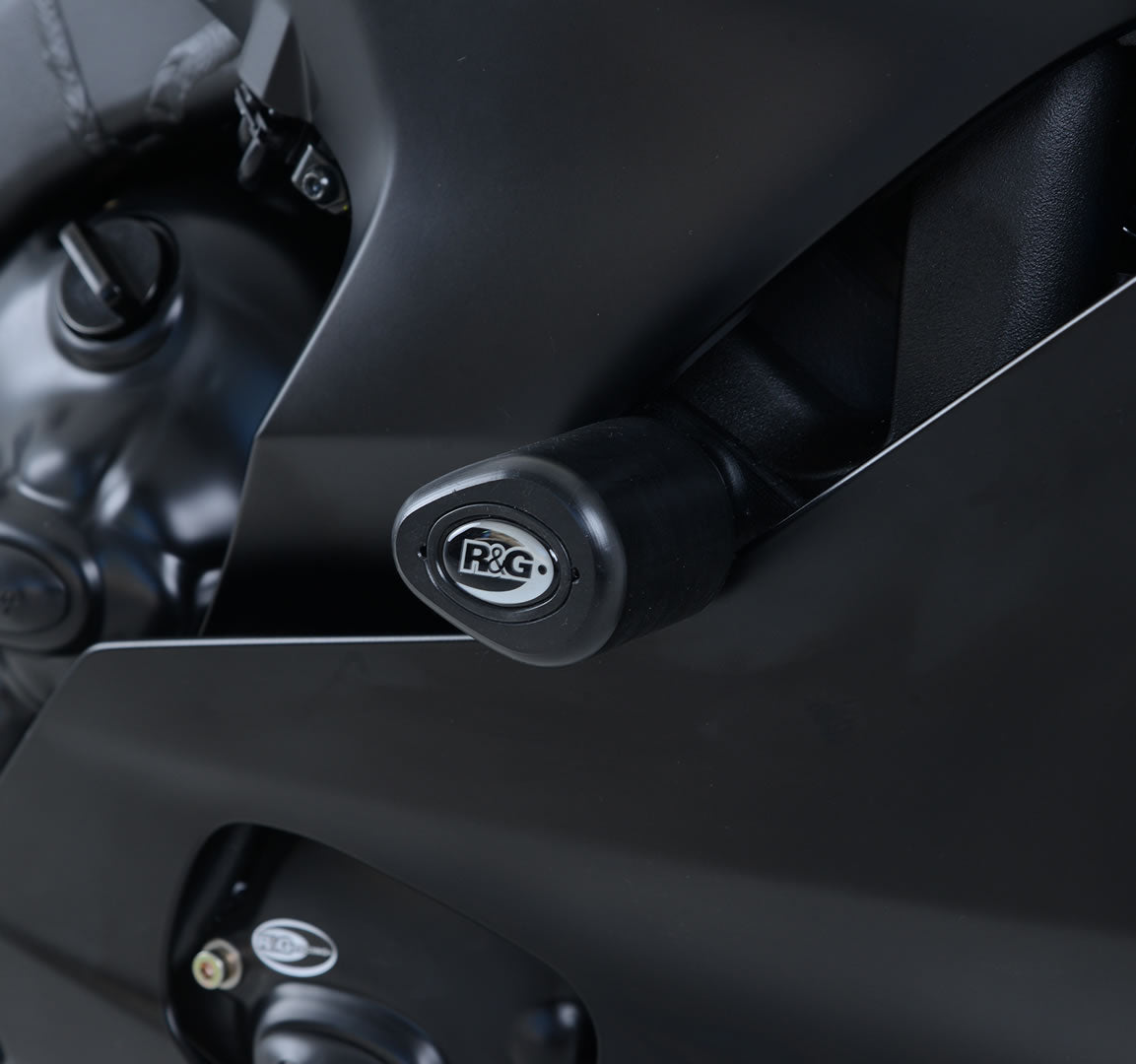 R&G Racing Crash Protectors - Aero Style for Yamaha YZF-R6 '16-19 (NON-DRILL KIT)