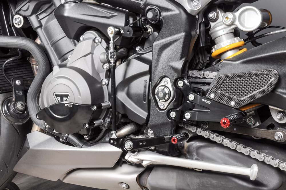 Bonamici Racing Engine Protection Full Kit for the Triumph Street Triple 765 S/R/RS/moto2 2017-2024