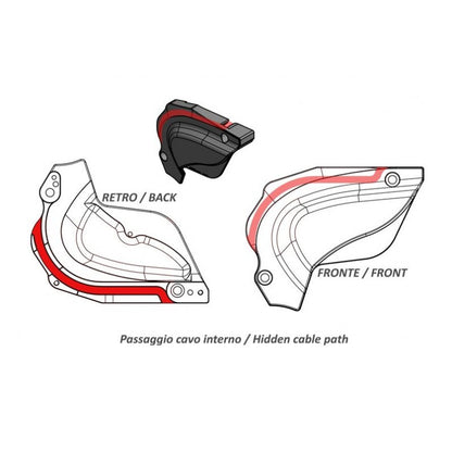CNC Racing Ducati Multistrada 950 Front Sprocket Cover (17-18)