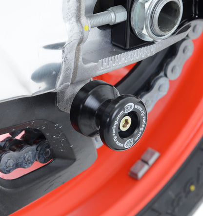 R&G Racing Cotton Reels for Aprilla RSV Mille '98-03, RSV4 Factory '10-14, RSV4R '09-14, RSV4-RF '15-18, RSVR '01-07, Tuono '03-07, Tuono V4 Factory APRC ' 11-14 & Norton Commando 961 Sport '15-17 models