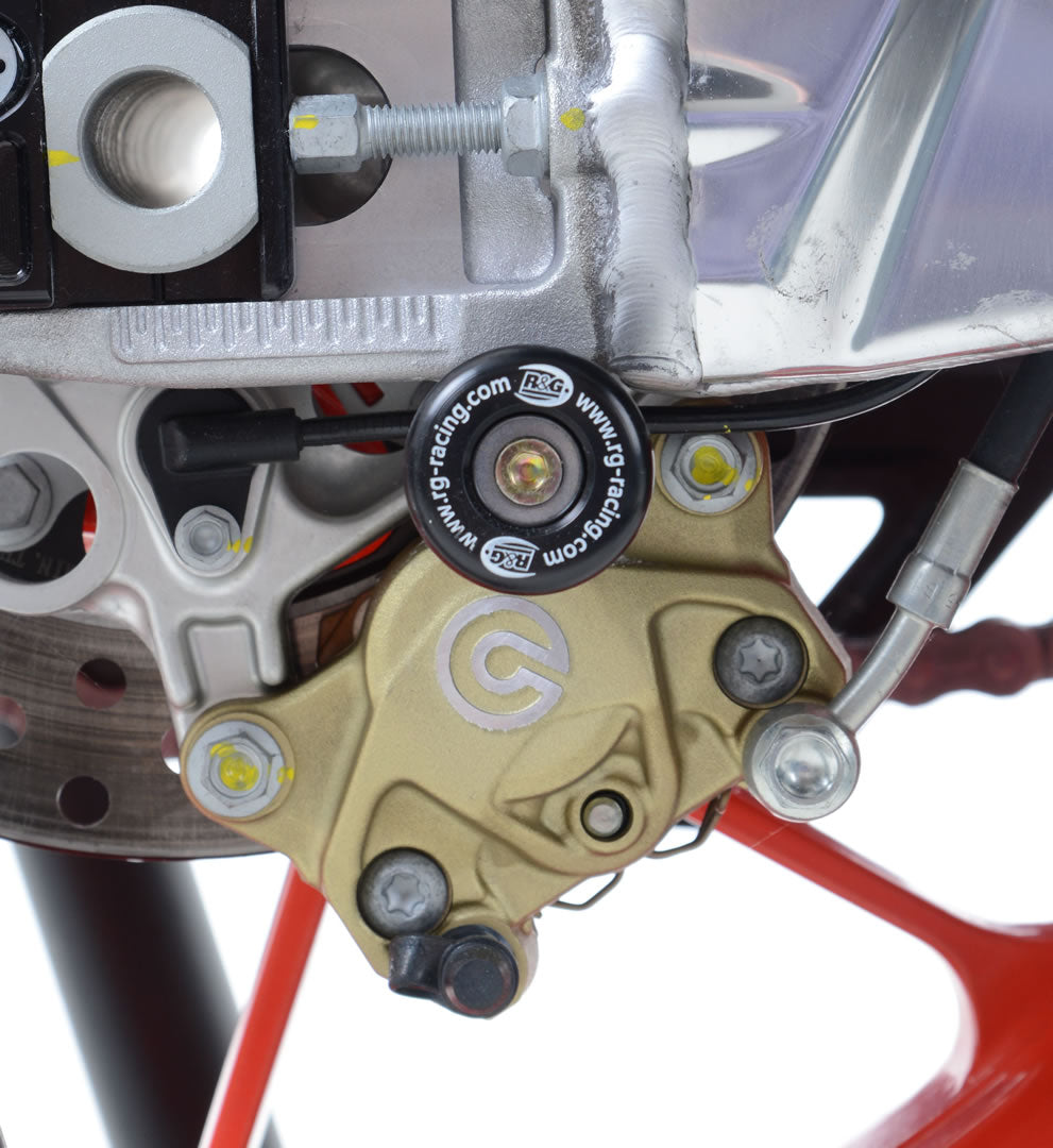 R&G Racing Cotton Reels for Aprilla RSV Mille '98-03, RSV4 Factory '10-14, RSV4R '09-14, RSV4-RF '15-18, RSVR '01-07, Tuono '03-07, Tuono V4 Factory APRC ' 11-14 & Norton Commando 961 Sport '15-17 models