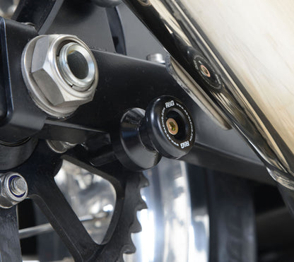 R&G Racing Cotton Reels for Aprilla RSV Mille '98-03, RSV4 Factory '10-14, RSV4R '09-14, RSV4-RF '15-18, RSVR '01-07, Tuono '03-07, Tuono V4 Factory APRC ' 11-14 & Norton Commando 961 Sport '15-17 models