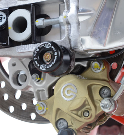 R&G Racing Cotton Reels for Aprilla RSV Mille '98-03, RSV4 Factory '10-14, RSV4R '09-14, RSV4-RF '15-18, RSVR '01-07, Tuono '03-07, Tuono V4 Factory APRC ' 11-14 & Norton Commando 961 Sport '15-17 models