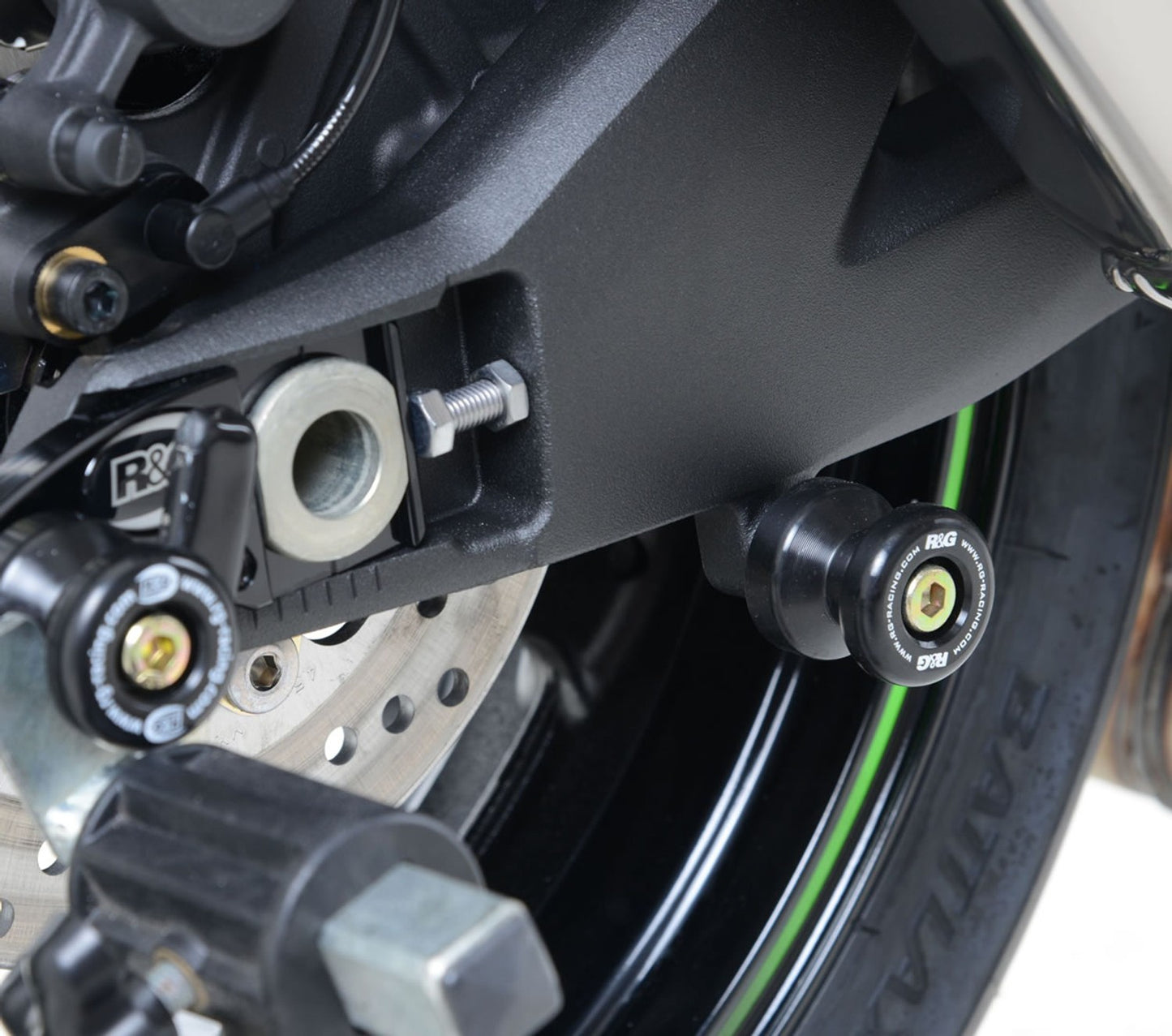 R&G Racing Cotton Reels for Kawasaki ZX-10R '16-'22, ZX-10RR '21-'22 and Suzuki SV650 / SV650X '16-'22