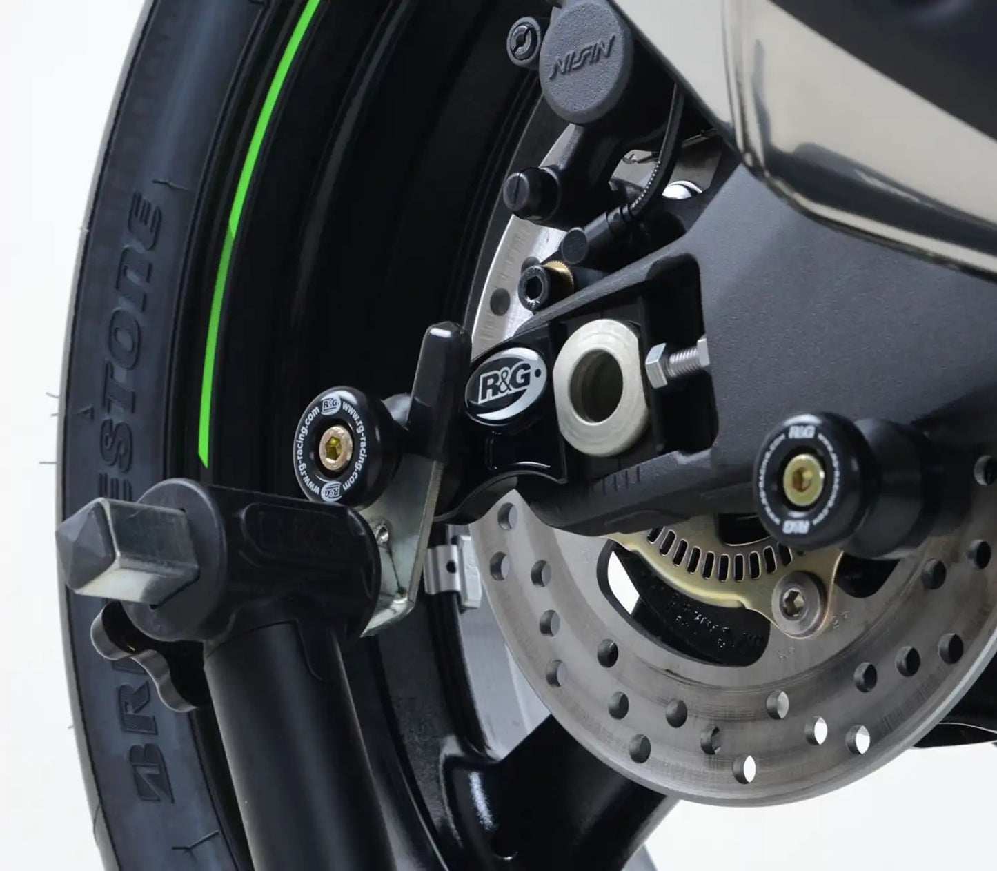 R&G Racing Offset Cotton Reels for Kawasaki ZX-10R '16-'22, ZX-10RR '21-'22, ZH2 '22