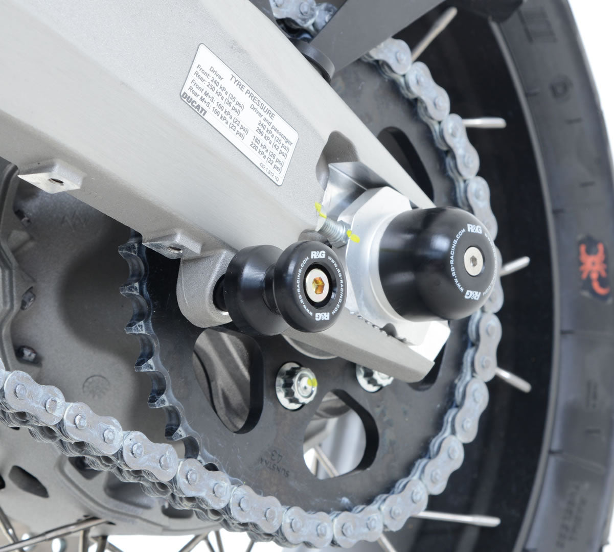 R&G Racing Cotton Reels for Ducati Multistrada 1200 Enduro '16 & Multistrada 950 '17-19