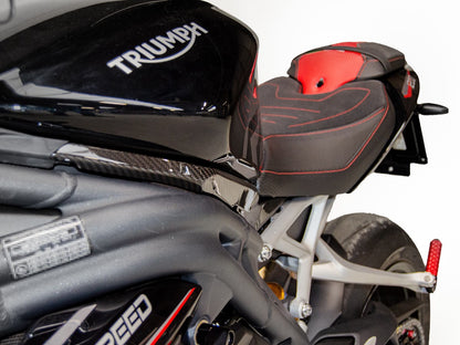 DBK Special Parts (Ducabike) Carbon Fiber Lower Tank Inserts for Triumph Speed Triple 1200 RR /RS
