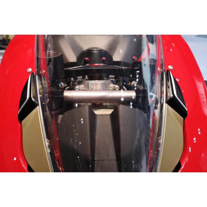 CNC Racing Mirror Block Offs for the Ducati Panigale V4 / V2 (18-24)
