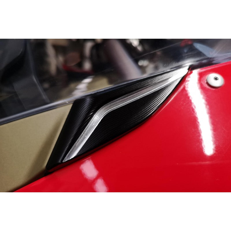 CNC Racing Mirror Block Offs for the Ducati Panigale V4 / V2 (18-24)