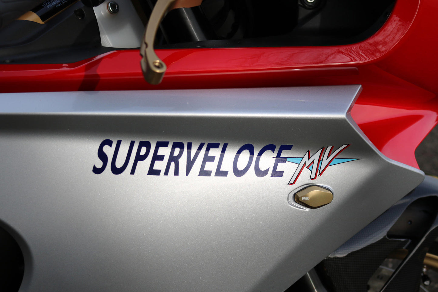 CNC Racing Billet Front Turn Signal (Indicator) Block Offs for MV Agusta Superveloce