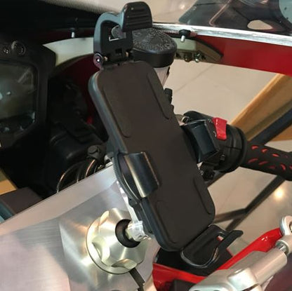 AELLA Navigation / Smart Phone Stay Mount Steering headnut for TechMount TM-C004 For the Ducati Panigale V4 / S / Speciale