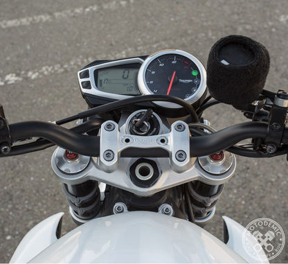 Motodemic Single LED and Round Halogen Headlight Conversion Kit for the 2013-2016 Triumph Street Triple