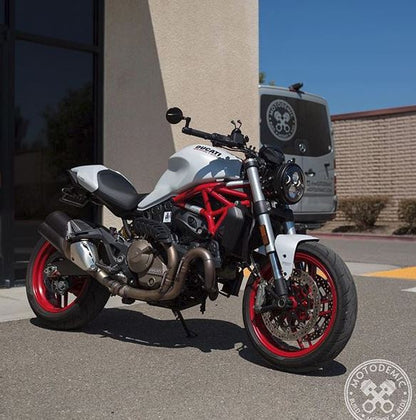 Motodemic LED and Round Halogen Headlight Conversion Kit for the Ducati Monster 1200 and 821