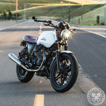 Motodemic LED Headlight Conversion Kit for the Moto Guzzi V7 /II / III,  Bellagio 940, and Griso 8V