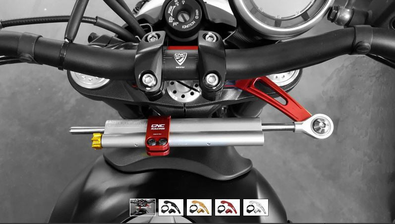 CNC Racing Steering Damper Mount kit for Ducati Scrambler